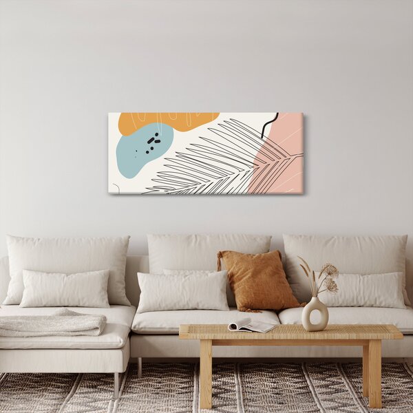 Kép - Levél illusztráció (120x50 cm)