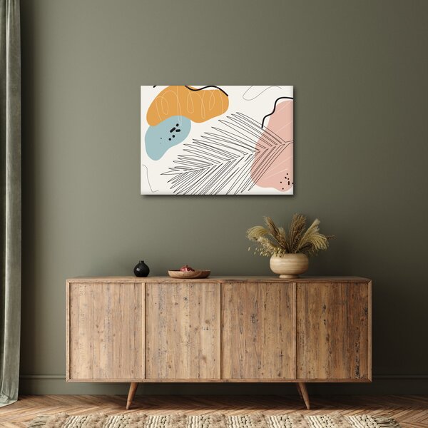 Kép - Levél illusztráció (70x50 cm)