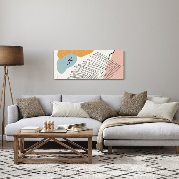 Kép - Levél illusztráció (120x50 cm)