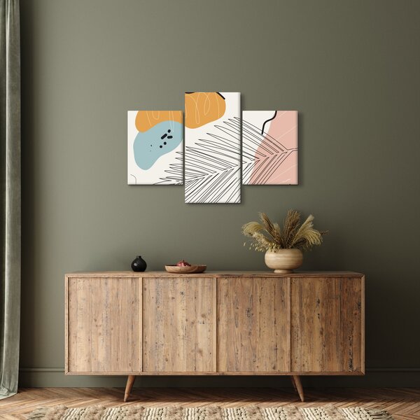 Kép - Levél illusztráció (90x60 cm)