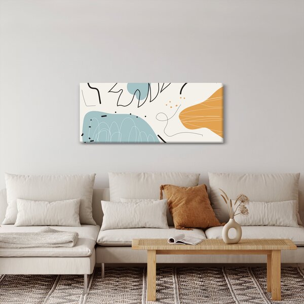 Kép - Levél illusztráció (120x50 cm)