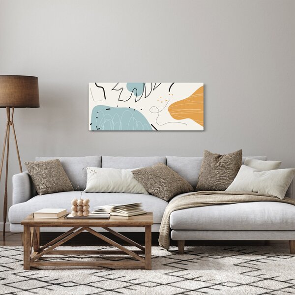 Kép - Levél illusztráció (120x50 cm)