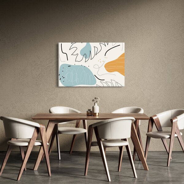 Kép - Levél illusztráció (90x60 cm)