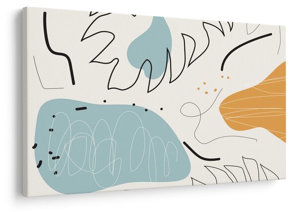 Kép - Levél illusztráció (90x60 cm)