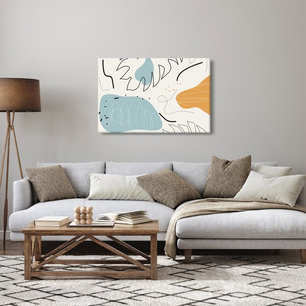 Kép - Levél illusztráció (90x60 cm)