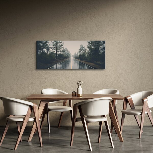 Egy út képe az esőben (120x50 cm)