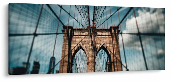 Kép - Brooklyn Bridge (120x50 cm)