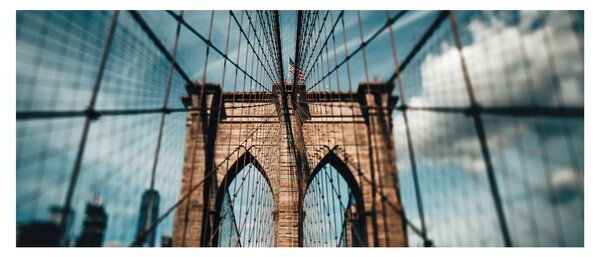 Kép - Brooklyn Bridge (120x50 cm)