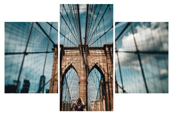 Kép - Brooklyn Bridge (90x60 cm)