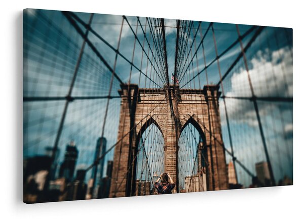 Kép - Brooklyn Bridge (90x60 cm)