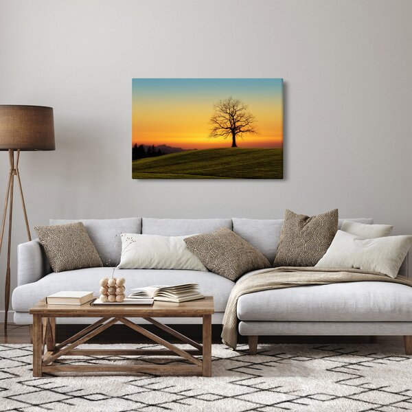 Egy fa képe a mezőn (90x60 cm)