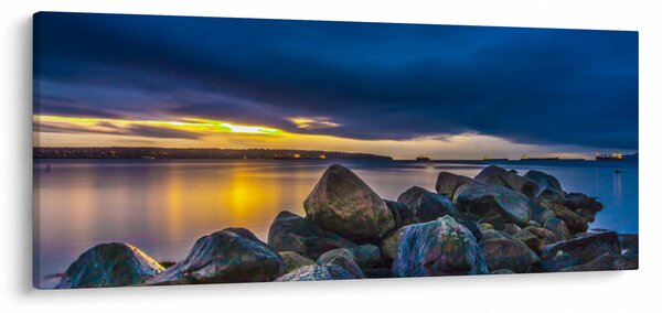Kép - Felhők a víz felett (120x50 cm)