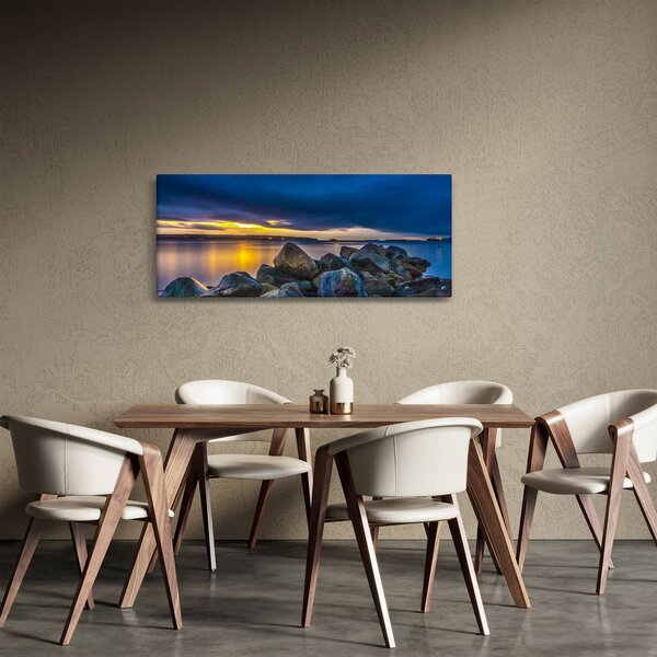 Kép - Felhők a víz felett (120x50 cm)