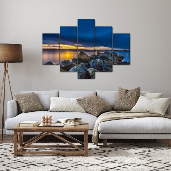 Kép - Felhők a víz felett (150x105 cm)