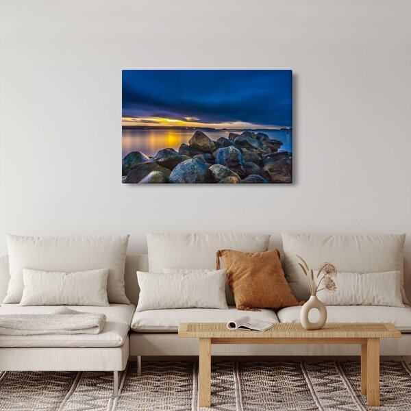Kép - Felhők a víz felett (90x60 cm)