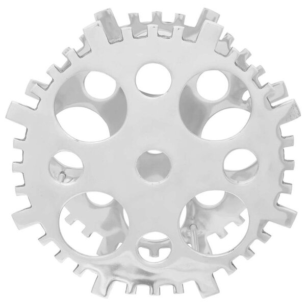 Ezüst borosállvány 15.4x5.5x15.4 inch Alumínium