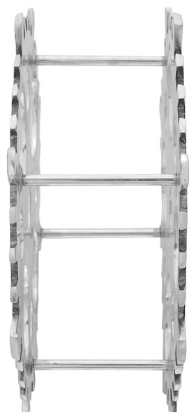 Ezüst borosállvány 15.4x5.5x15.4 inch Alumínium