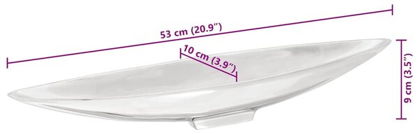 Gyümölcskosár Ezüst 53 x 9 x 10 cm Alumínium