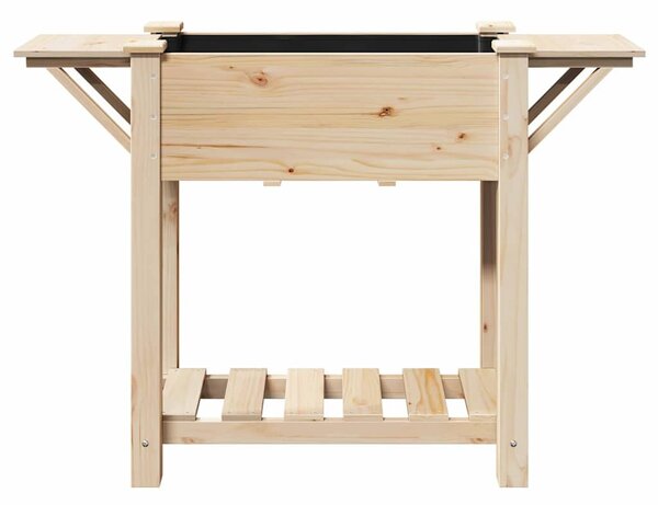 Kertészkedő Ültető 111x37x76 cm Szilárd Fenyőfa