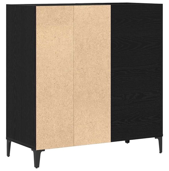 Hanglemez szekrény Fekete tölgy 84,5 x 38 x 89 cm Faanyag