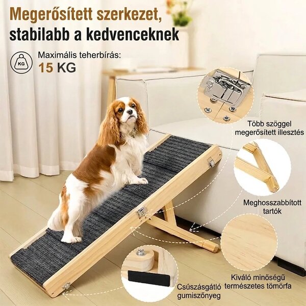 Pawclimb™ összecsukható, állítható Kutyarámpa