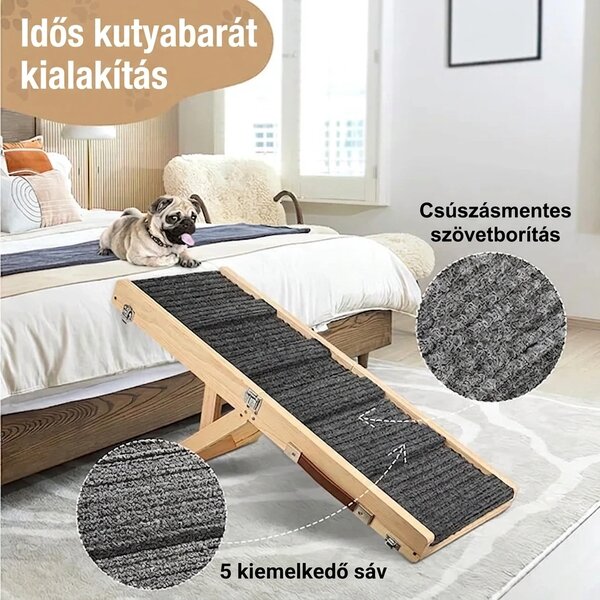 Pawclimb™ összecsukható, állítható Kutyarámpa