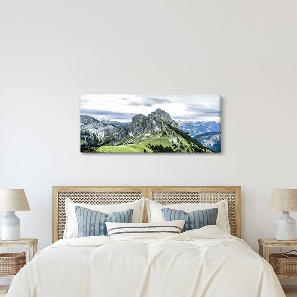 Kép - hegycsúcsok (120x50 cm)