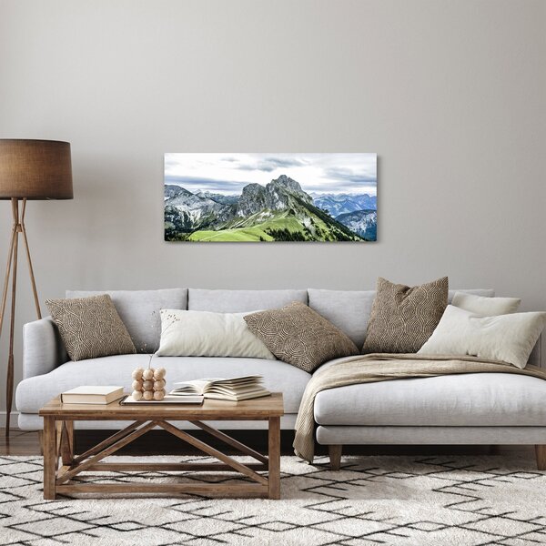 Kép - hegycsúcsok (120x50 cm)