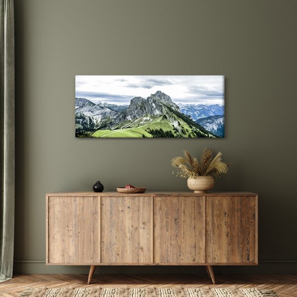 Kép - hegycsúcsok (120x50 cm)
