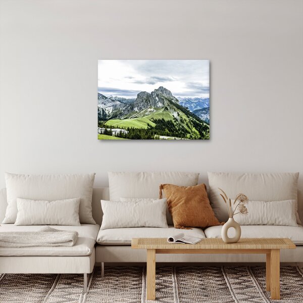 Kép - hegycsúcsok (70x50 cm)