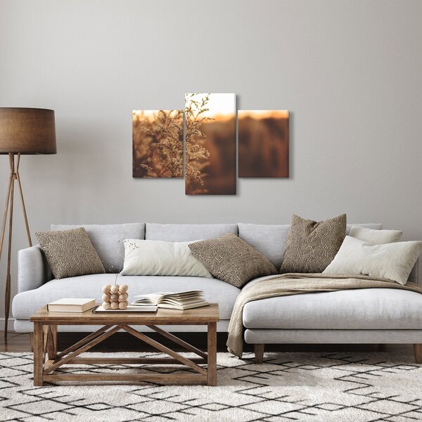 Virágzó fű képe (90x60 cm)