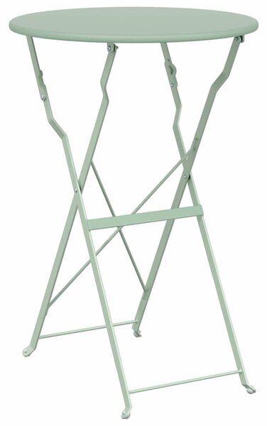 Bisztróasztal Világos menta Ø 50 x 71 cm Porfestett acél