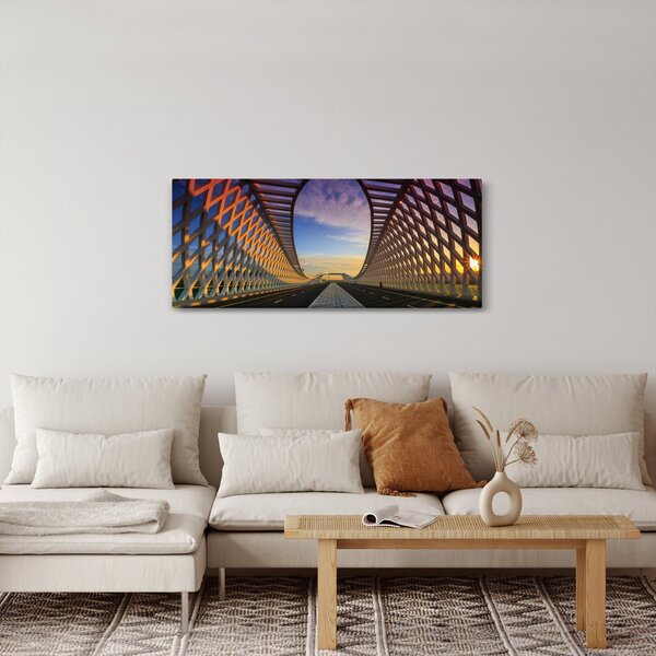 A modern hídépítészet képe (120x50 cm)