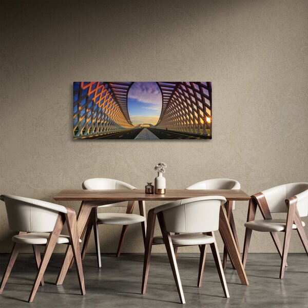A modern hídépítészet képe (120x50 cm)