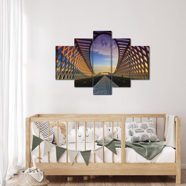 A modern hídépítészet képe (150x105 cm)