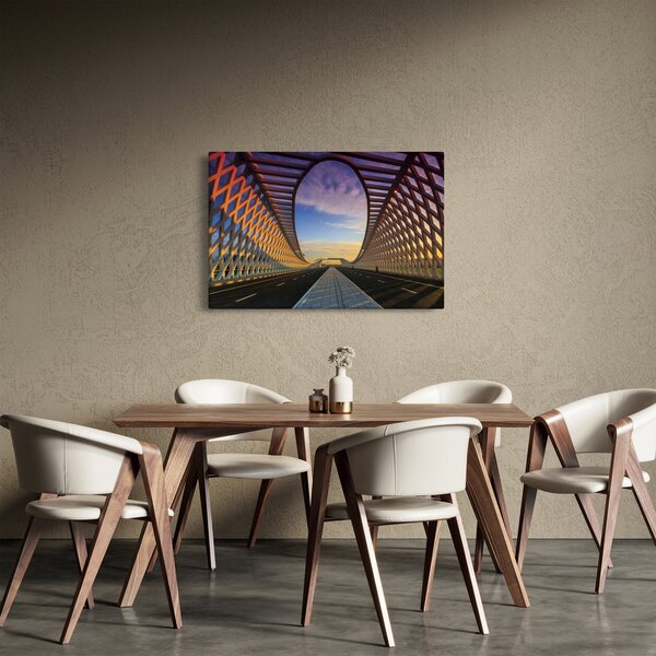 A modern hídépítészet képe (90x60 cm)