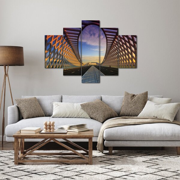 A modern hídépítészet képe (150x105 cm)