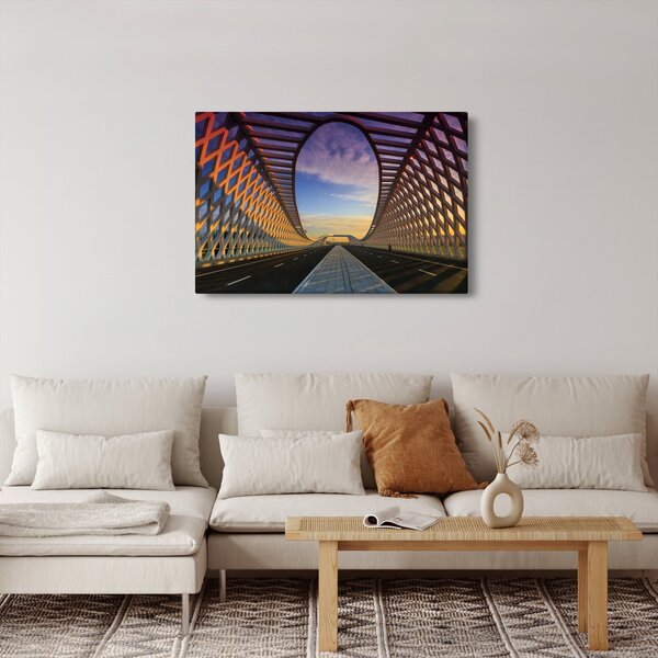 A modern hídépítészet képe (90x60 cm)