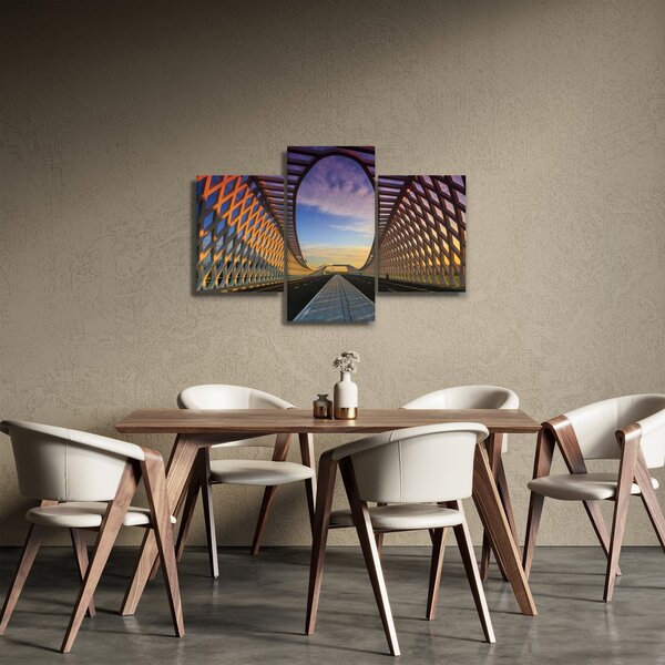 A modern hídépítészet képe (90x60 cm)