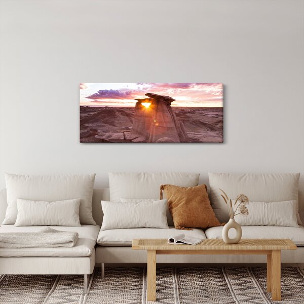 Kép - naplemente a sivatagban (120x50 cm)