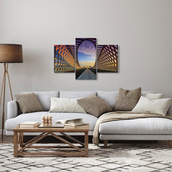 A modern hídépítészet képe (90x60 cm)