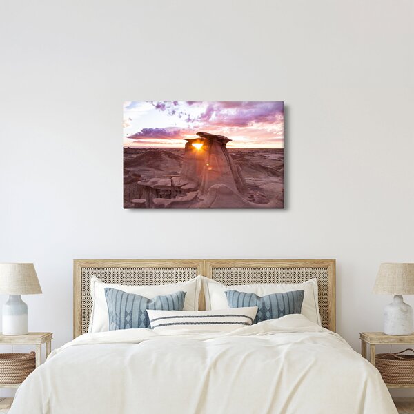 Kép - naplemente a sivatagban (90x60 cm)