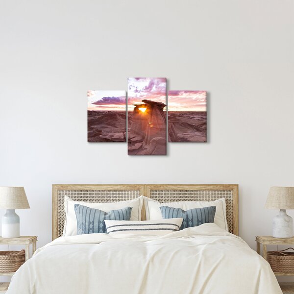 Kép - naplemente a sivatagban (90x60 cm)
