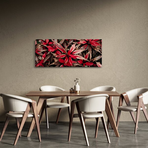 Piros szirmok képe (120x50 cm)