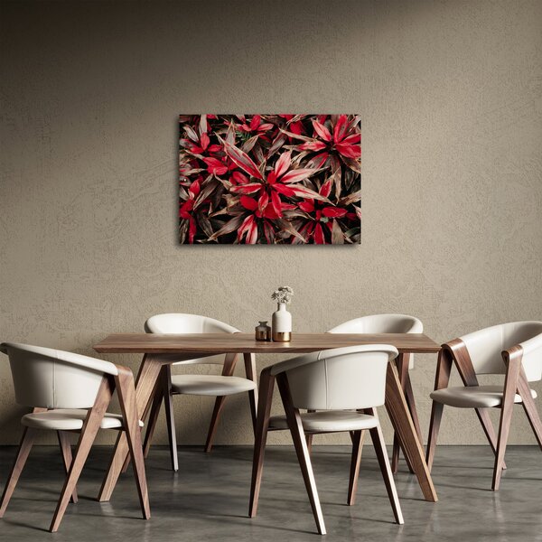 Piros szirmok képe (70x50 cm)