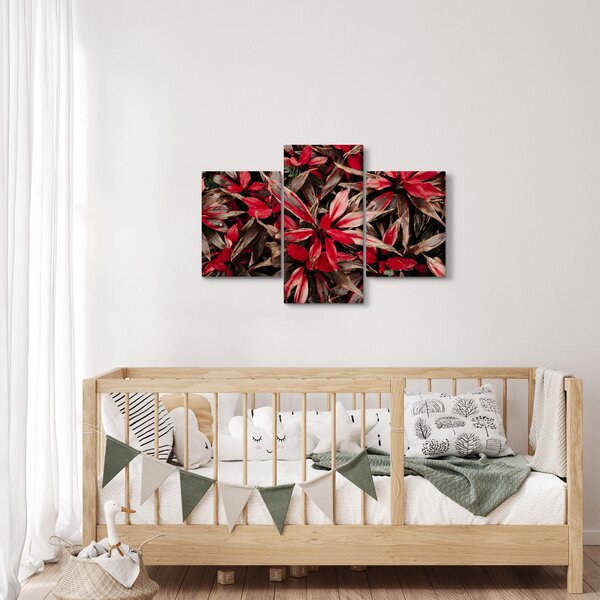 Piros szirmok képe (90x60 cm)