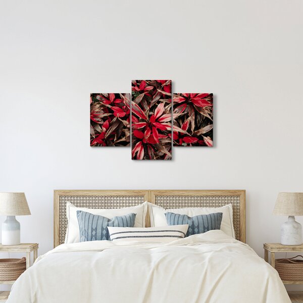 Piros szirmok képe (90x60 cm)