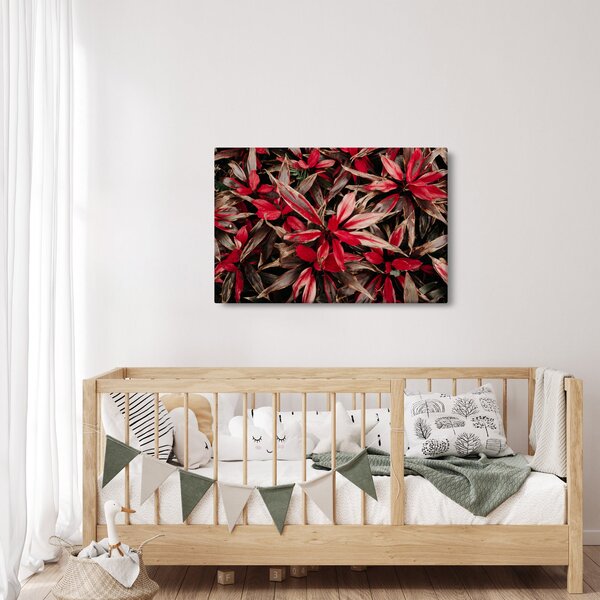 Piros szirmok képe (90x60 cm)