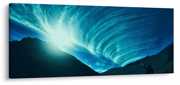 Kép - Hullám a felhőkből (120x50 cm)