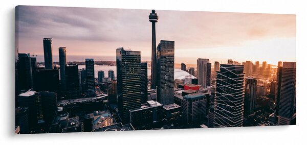 Kép - kilátás a városi központra (120x50 cm)